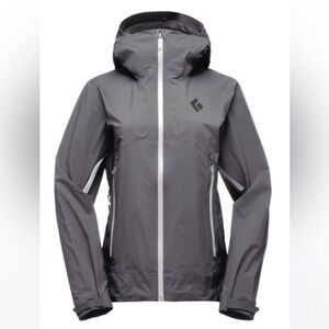 Women’s Black Diamond Helio Gortex Jacket. Medium. Color-Slate